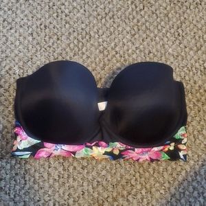 36 d strapless pink bra